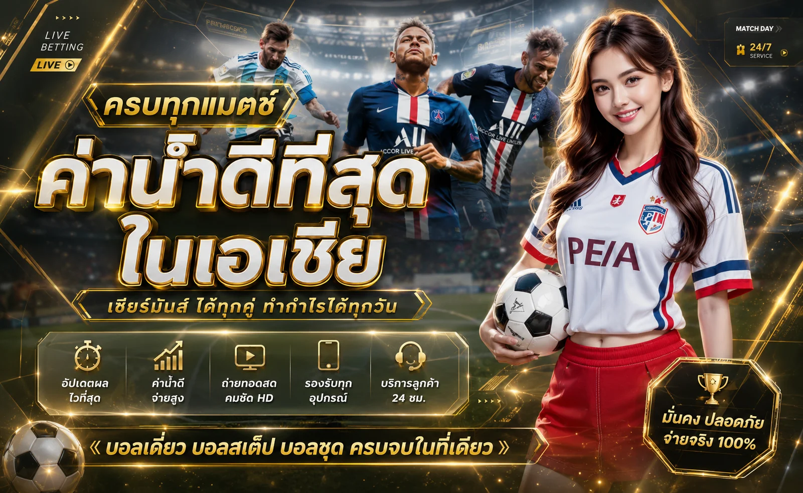 แทงบอลออนไลน์ 168TGA ราคาน้ำดี ครบทุกลีก